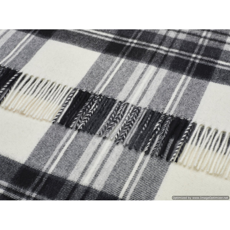 Tartan Hand Woven Throw Blanket