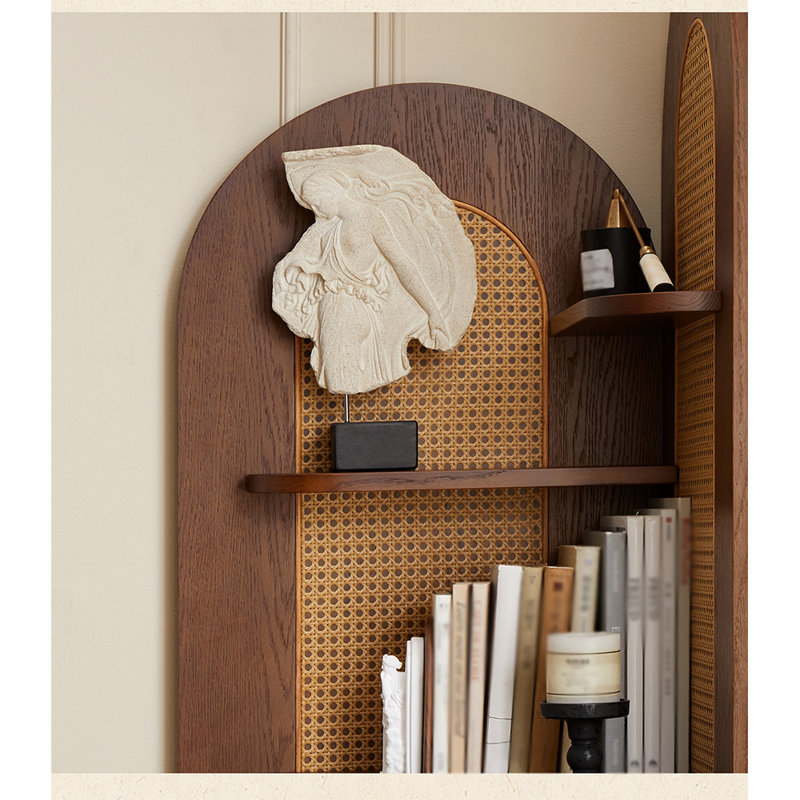 Bibliothèque de style français rétro