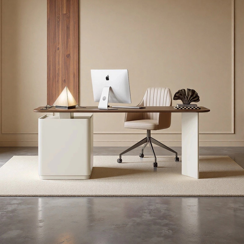 Elegant and simple computer desk, 29.53" H x 47.24" W x 23.62" D