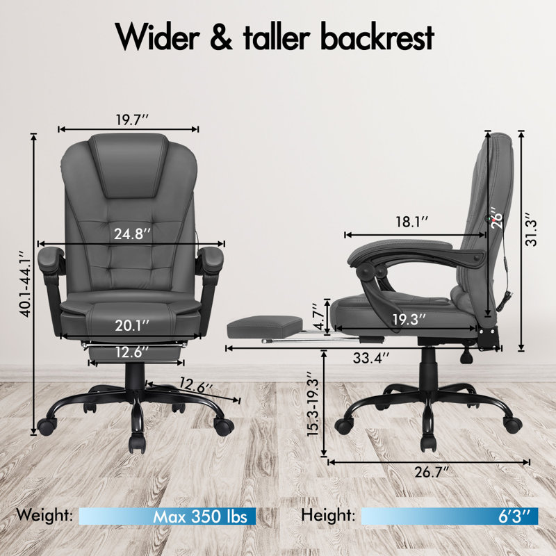 Dreen Office Chair, Grey