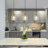 Meya 1 - Light Dimmable Single Drum Pendant with Raindrop Glass
