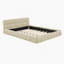 Grand lit plateforme tapissier avec tissu épais-2104411360