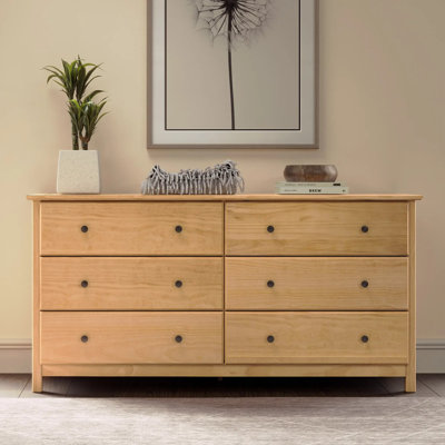 Shaker Solid Wood 6-Drawer Dresser