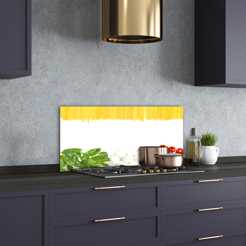 Ludolf 50cm W x 100cm L Glass Peel and Stick Panel