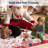 Christmas Tree Print Non-Slip Indoor Rug – Washable Soft Holiday Doormat for Entryway, Kitchen, Bathroom, Bedside -Thin Red Carpet-448617166