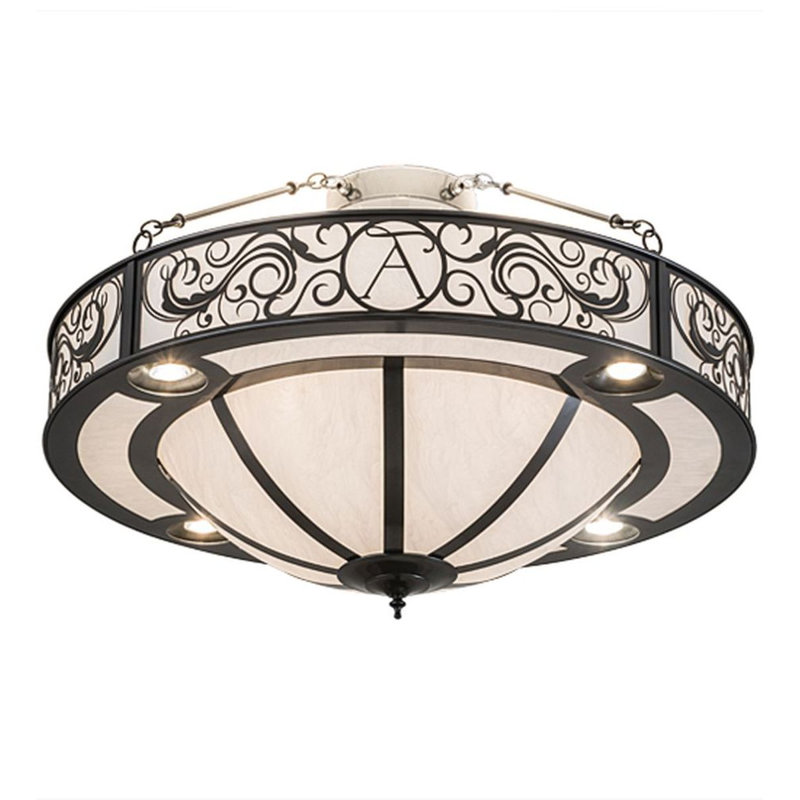 Toulouse 13 - Light Semi Flush Mount