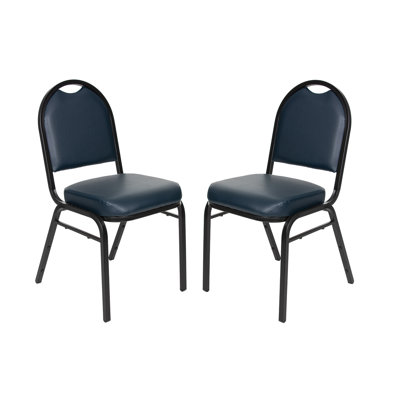 Celia Vinyl Stack Chair (2 Pack)