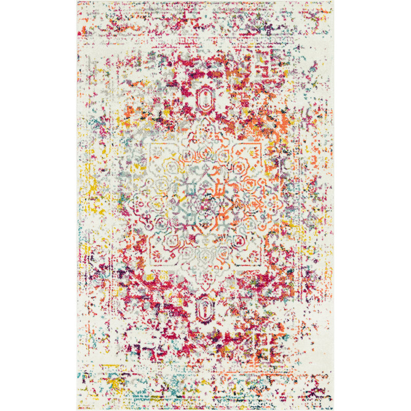 Tapis oriental Lucile, Rectangle 4 pi 1 po x 6 pi 1 po