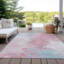 Machine Washable Indoor/Outdoor Cinead ACN1675 Blush Rug-104392567