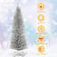 Sapin de Noël artificiel argent 6 '