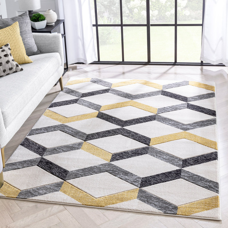 Good Vibes Geometric Area Rug, Rectangle 120cm x 160cm