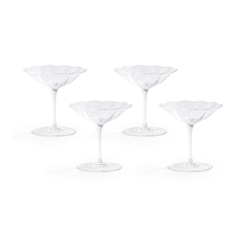 Ensemble de 4 verres à martini / à dessert Kamber