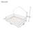 Full Floor Bed with High Rails, Wooden Montessori Bed with Light for Kids, Boys and Girls, White-1659643175-1659643172