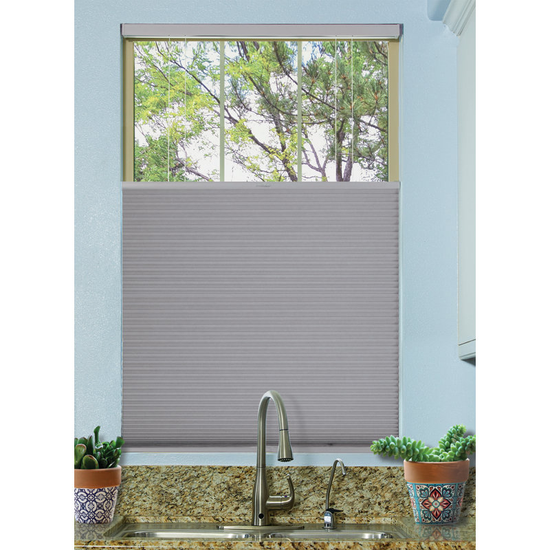 Store alvéolaire occultant Blindsavenue, L 31 po, L 72 po, Gris lustré