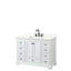 Ensemble de meuble-lavabo simple autoportant 48 po avec plateau en quartz Deborah-98119420-98119418-98119417