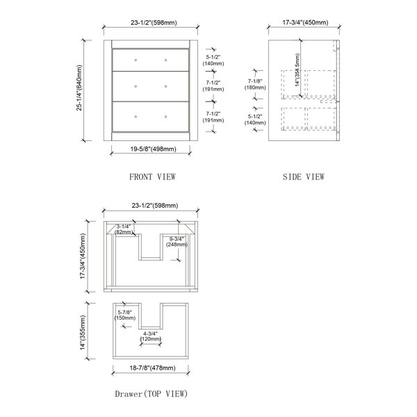 Dimensions du produit