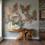 Butterfly Wall Art, Copper/Black, Metal-455109101