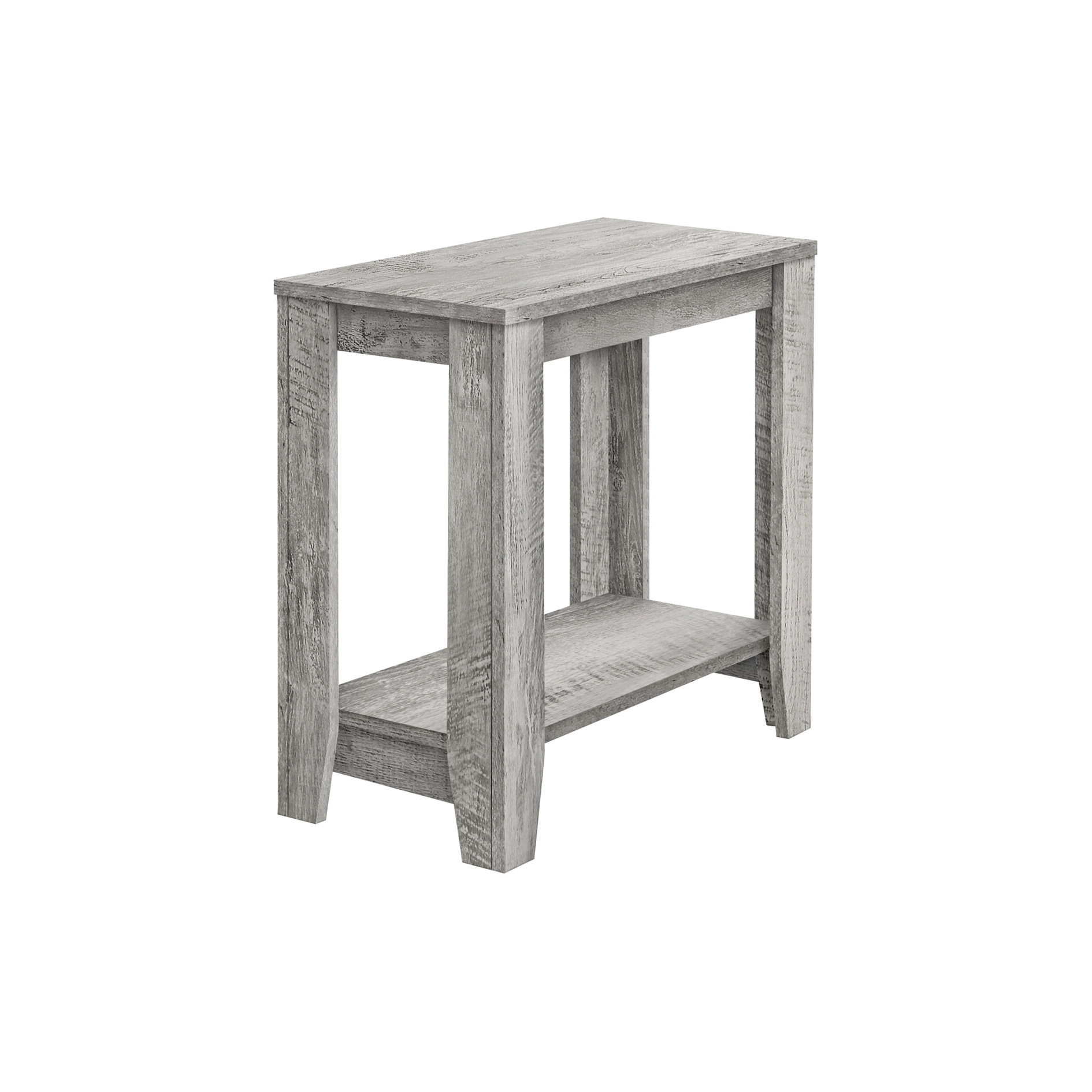 Ebern Designs Contemporary Rectangular Accent Table In Industrial Grey ...
