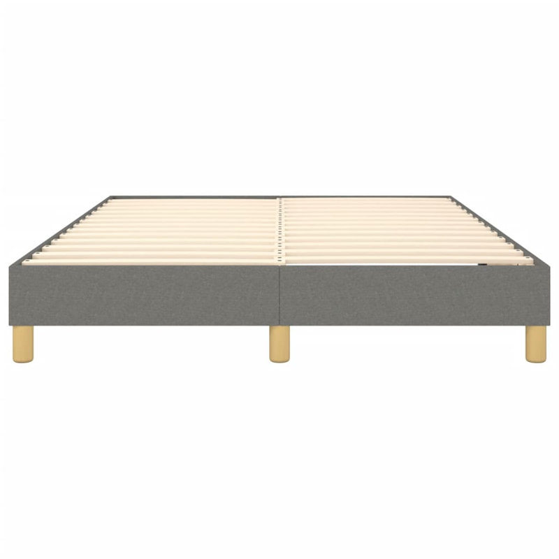Structure de sommier tapissier gris foncé , Gris foncé, Grand