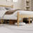 Eco-friendly Bamboo Platform Bed With Carved Headboard Elegant Turned Legs & Storage Clearance King Bed Frame-1655494230