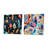 Eclectic Nomad Boho Pattern II - Feathers Metal Wall Decor Square Set Of 2-102678352
