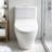 White Elongated Soft Close PP Toilet Seat, Quick Release, Fits Most Elongated Toilets