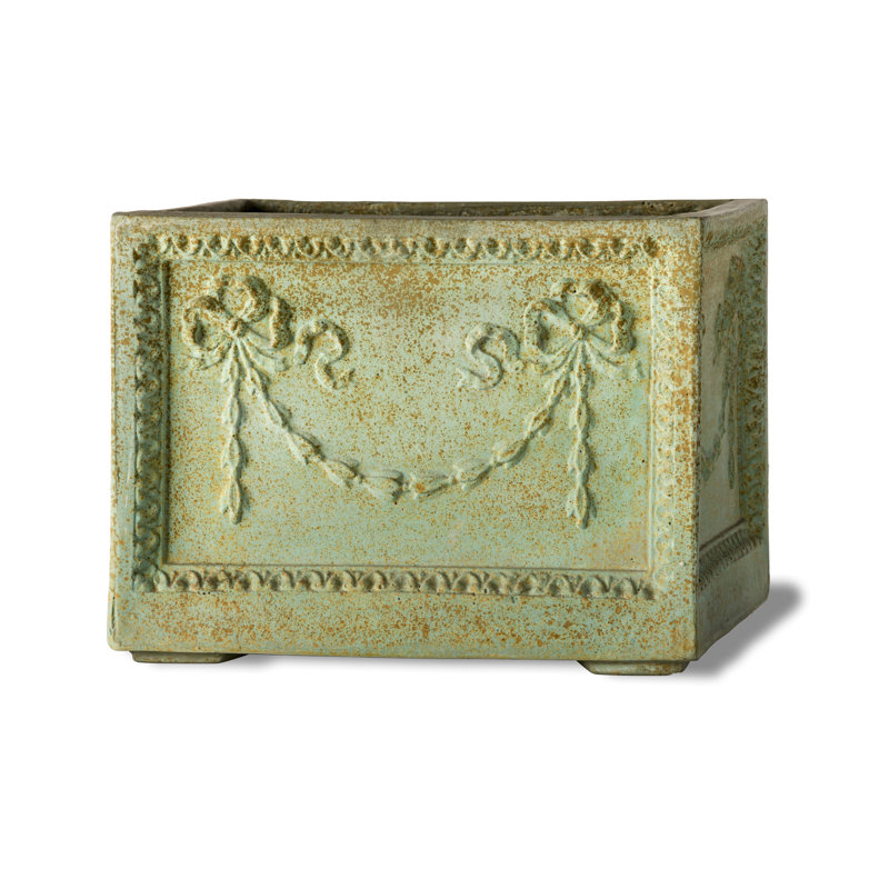 Oscoda Handmade Pot Planter, Small, Bronze Verdigris