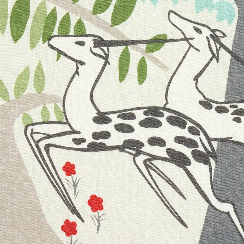 Antelopes Fabric, Ivory