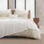 Couverture en coton gaufré blanc DKNY-92461639-92461640