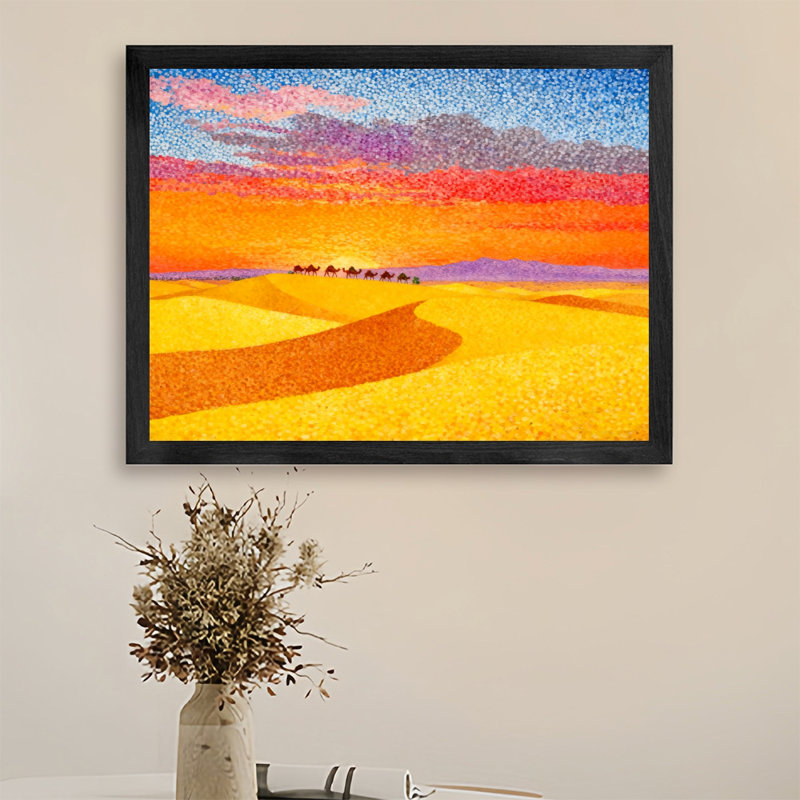 Impression sur toile encadrée noire, impression d'art impermanace, H 37 po x l 25 po