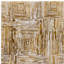 Brenetta Geometric Shapes Gold Area Rug-110841935
