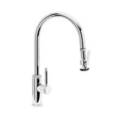 Industrial Plp Pulldown Faucet - Lever Sprayer - Angled Spout