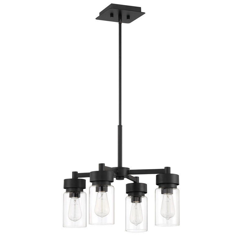 Soizic Outdoor Chandelier, 10.23" H x 17.91" W x 17.91" D