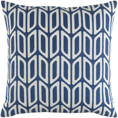 Trudy Geometric Square Cotton Pillow Cover