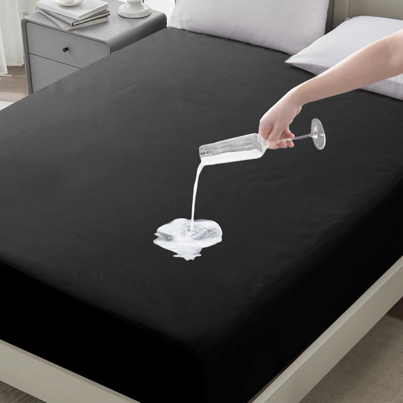 Tallou Waterproof Fitted Mattress Protector Case Pack, 25cm, Single (3')