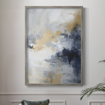 Reproduction encadrée FLORAL Series CCCCXX - bois massif