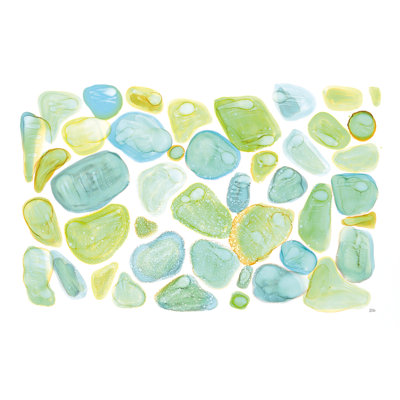Verre de mer abstrait