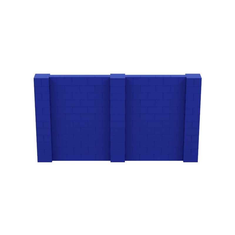 Cloison 1 panneau autoportante, Bleu, H 72 po x l 132 po x P 12 po