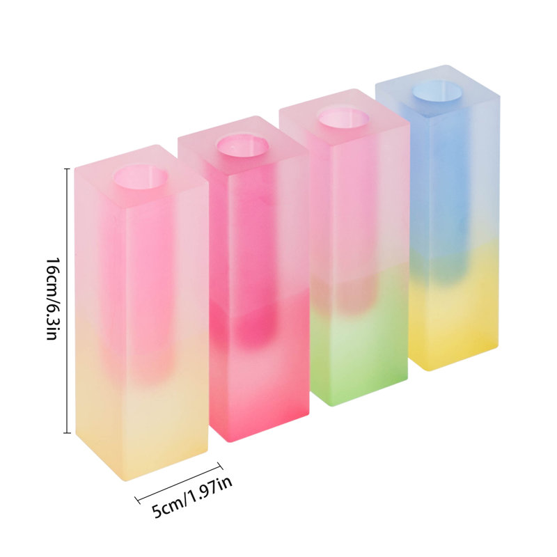 Helayne Colorful Acrylic Vases