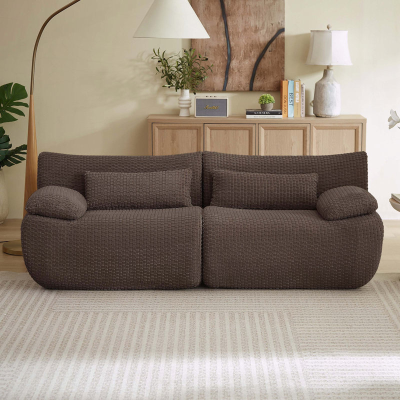 Loveseat Sofa, Cloud Boneless Couch, No Assembly Required