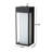 Black Modern Dimmable Led Outdoor Wall Light With Dusk To Dawn Sensor