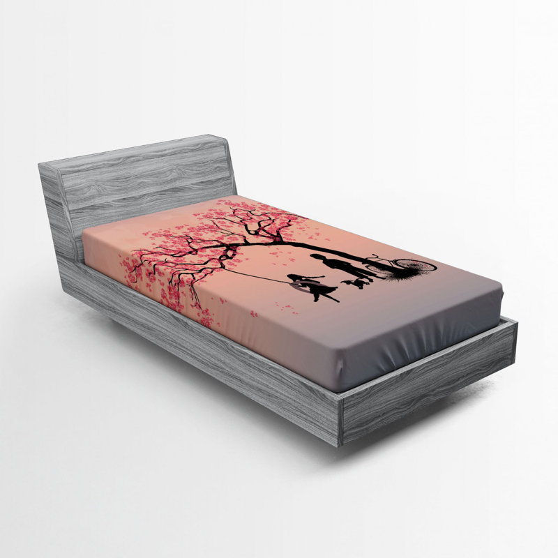 Drap-housse en microfibre Tree of Life, Simple