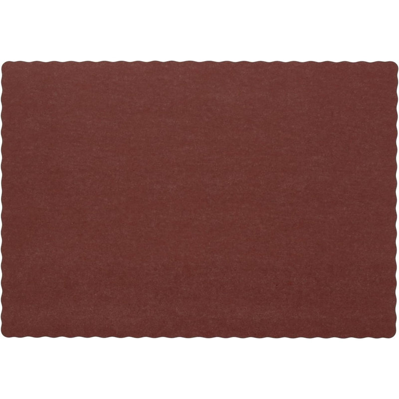 Napperon jetable bourgogne paquet de 1000, Bourgogne, L 14,7 po x l 10,6 po