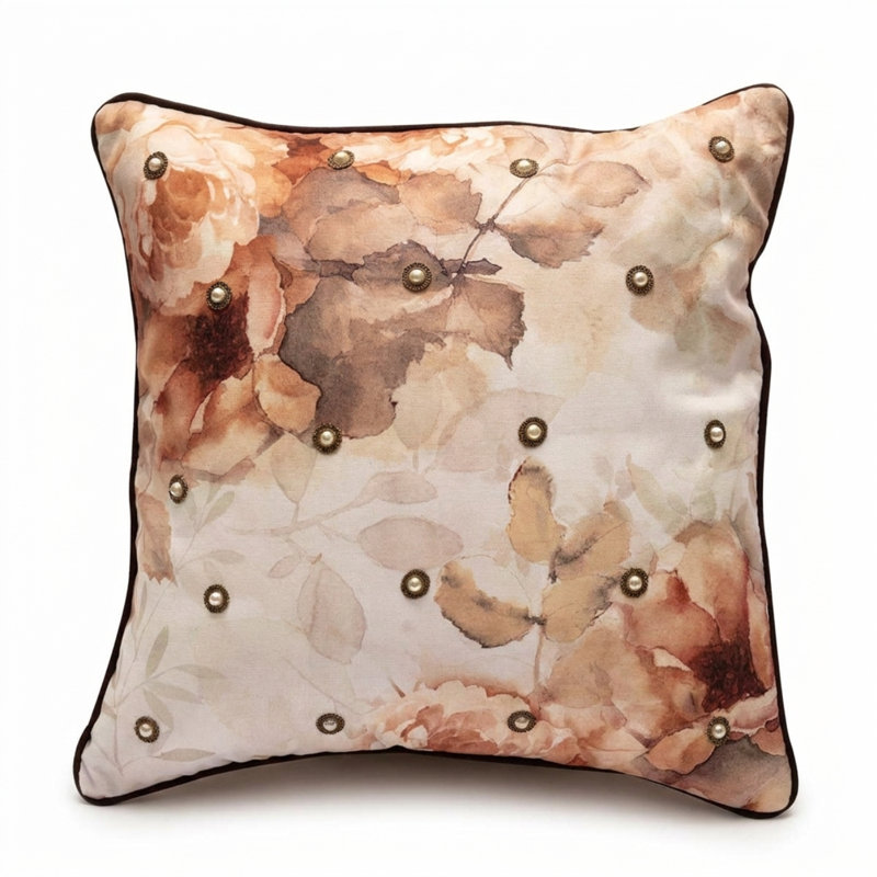 Floral Throw Pillow