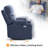 Power Recliner, Electric Swivel Glider Rocker Recliner with USB Ports-334901406
