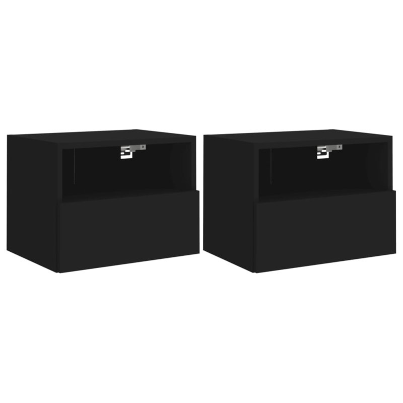 Nataniah Unfinished TV Stand for TVs up to 24", Black