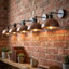 Applique murale en dôme en métal, lampe murale industrielle réglable à 180 °, luminaire mural de finition pour la chambre à coucher, la table de chevet, la cuisine, le salon, le décor intérieur de maison de campagne moderne-326348463-326348476