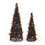 Ensemble d'eucalyptus d'Halloween avec chauve-souris citrouille d'Halloween