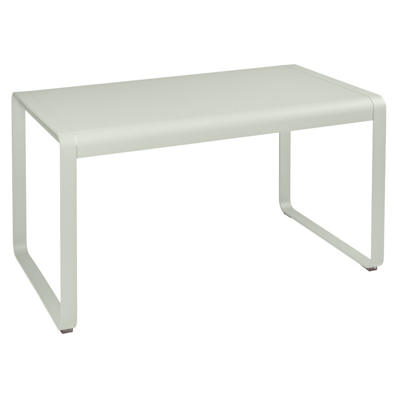 Bellevie Outdoor Side Table, 14" H x 41" L x 30" W, Clay Gray