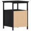 34cm W Metal Bedside Table